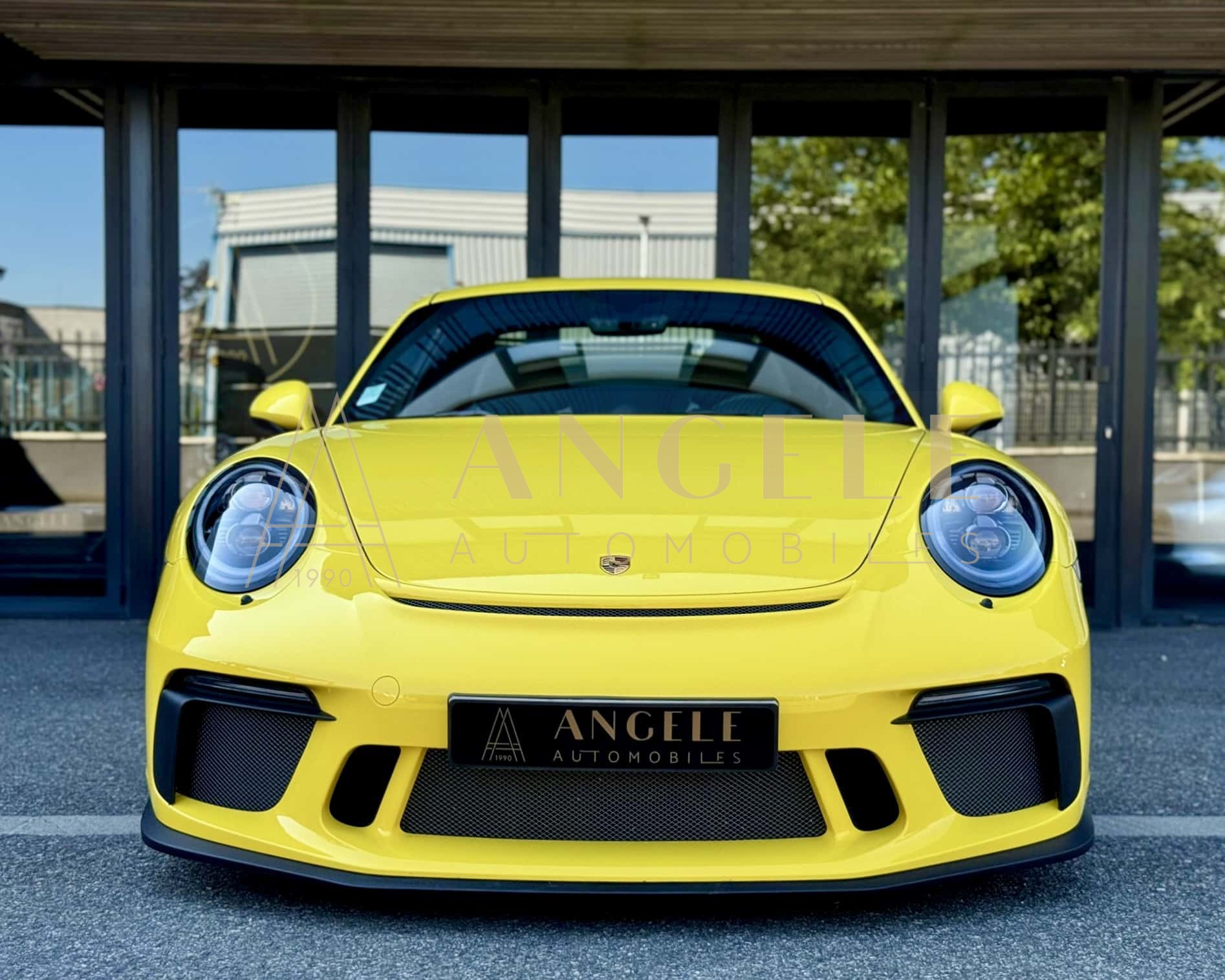 PORSCHE GT3 TOURING JAUNE RACING TOULOUSE ANGELE AUTOMOBILES