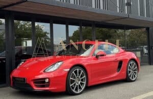 PORSCHE CAYMAN 981 2.7 265 ROUGE INDIEN ANGELE AUTOMOBILES TOULOUSE
